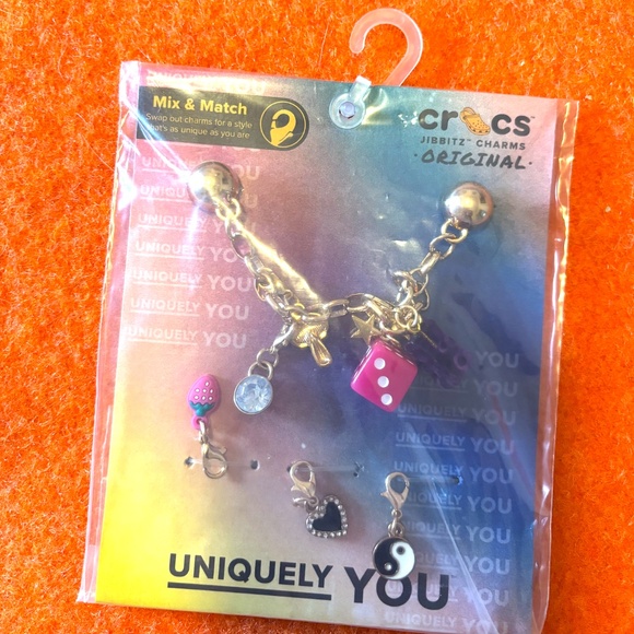 Crocs kitsch Jibbitz charms clog chain 9-piece set NWT - Picture 3 of 6